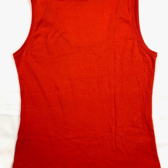 ARMOR LUX France Orange 100% cotton Swarovski Fish top - 4/Medium - Picture 5 of 7